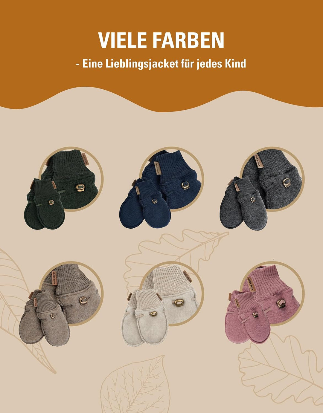 Mikk-line Wolle Handschuhe Baby – Babyhandschuhe &amp; Kinderhandschuhe in – Fäustlinge Baby &amp; Handschuh