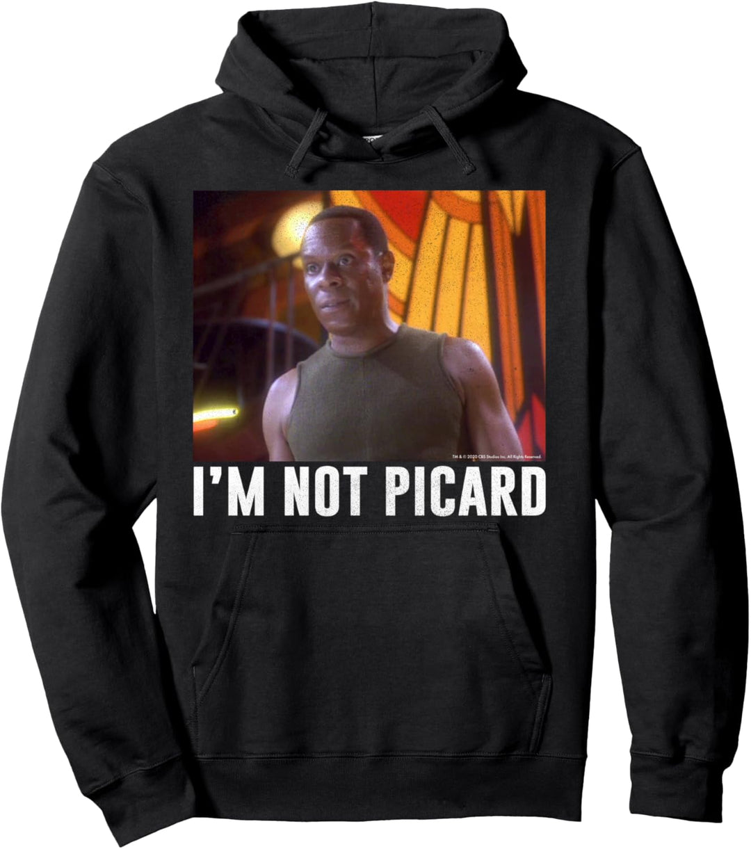 Star Trek: Deep Space Nine Captain Sisko I'm Not Picard Pullover Hoodie
