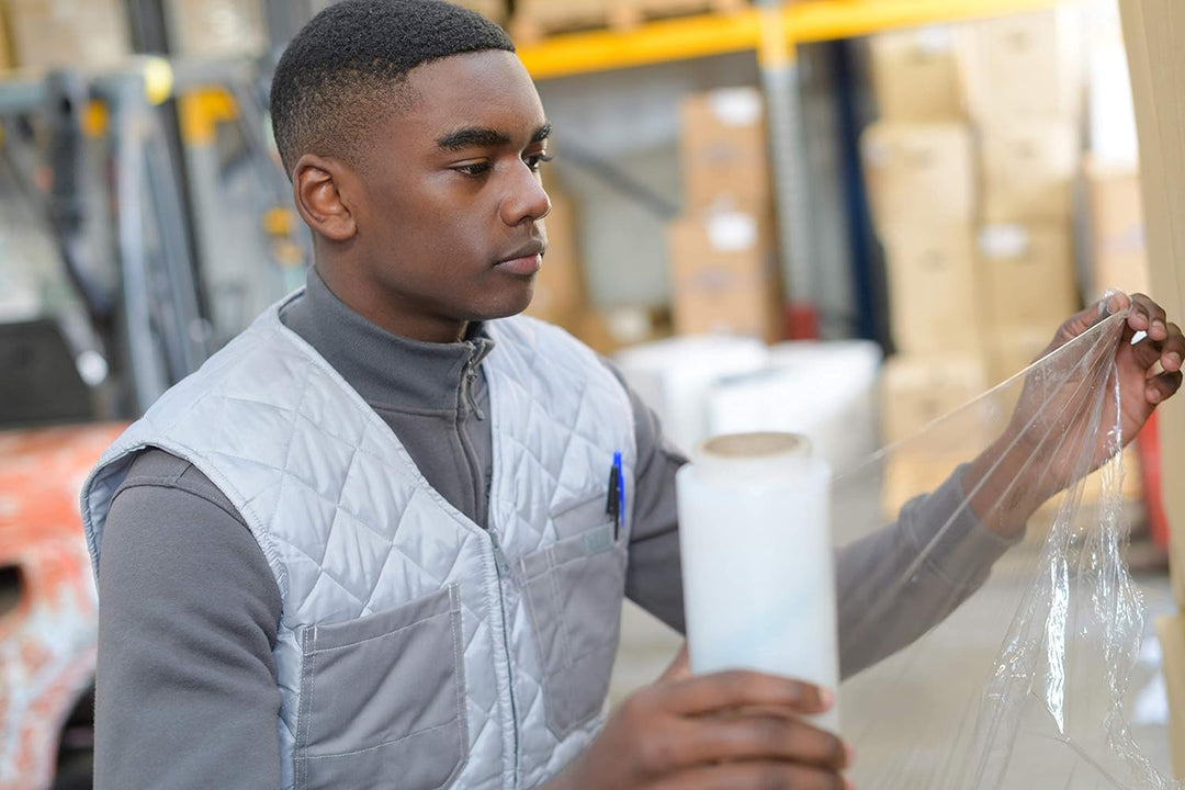 Transparente Folie für Verpackungen (18 EINHEIT) Transparente Kunststoffrolle für industrielle Verpa