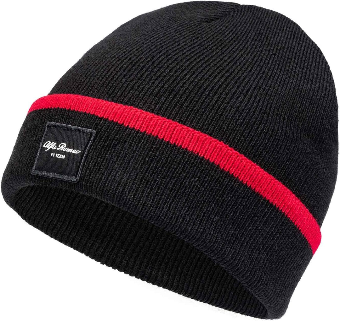 Alfa Romeo Racing F1 2023 Team Beanie Black, Schwarz, Einheitsgr��e