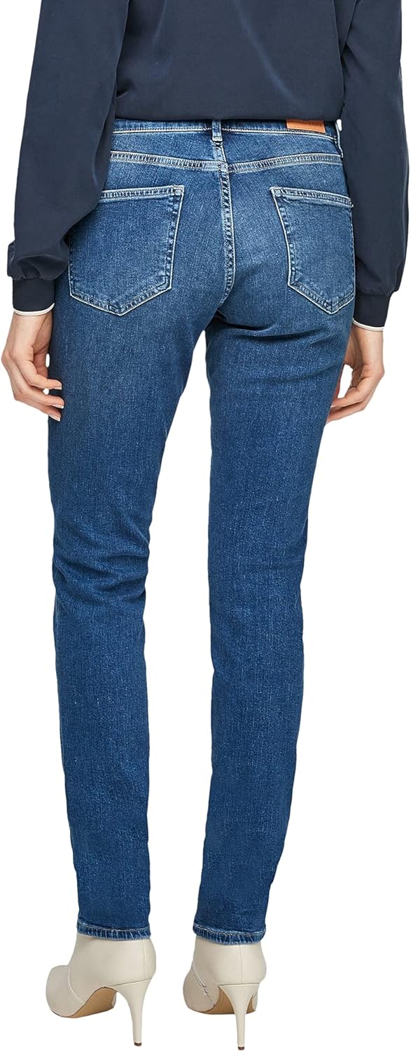 s.Oliver Jeans Betsy/Slim Fit/Mid Rise/Slim Leg 34W / 30L Medium Blue, 34W / 30L Medium Blue