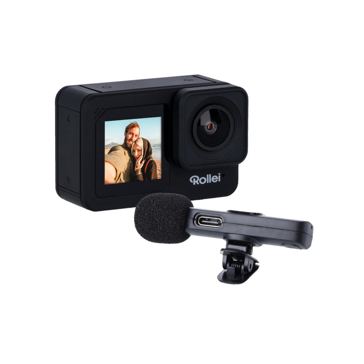 Rollei Actioncam D6Pro - 5K-Video, 2,2" IPS-Touchscreen, Wasserdichtes Gehäuse bis zu 30 m, 6-Achsen