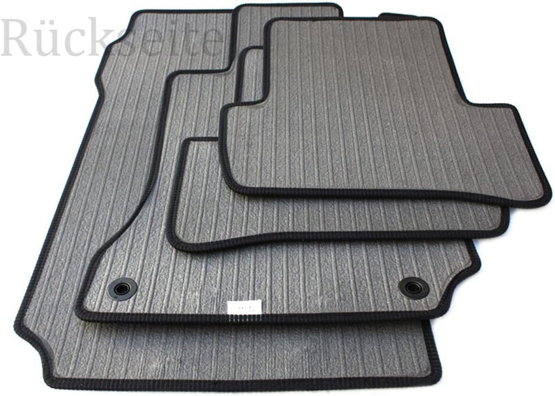 Kfzpremiumteile24 Fussmatten Velours Kompatibel mit C-Klasse W204 S204 T-Modell Baujahr 03/2007-08/2