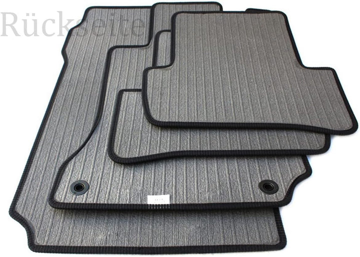 Kfzpremiumteile24 Fussmatten Velours Kompatibel mit C-Klasse W204 S204 T-Modell Baujahr 03/2007-08/2