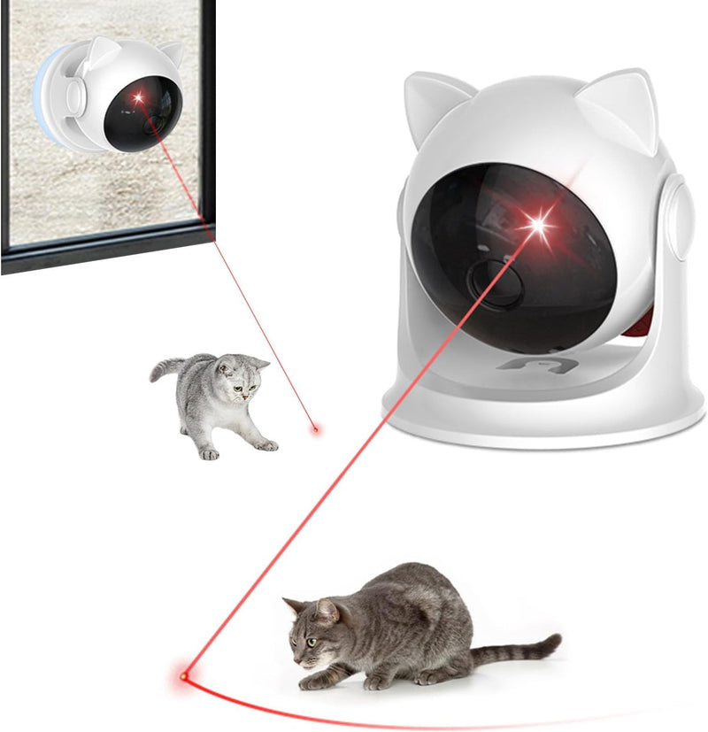 VOVIGGOL Automatisches Katzen Laser Spielzeug für Katzen Kätzchen Hunde Haustiere, Auto Katzenspielz