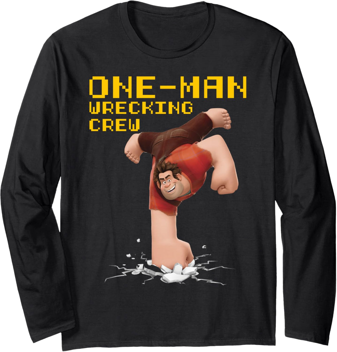 Disney Wreck-It Ralph 2 Ralph One-Man Wrecking Crew Langarmshirt
