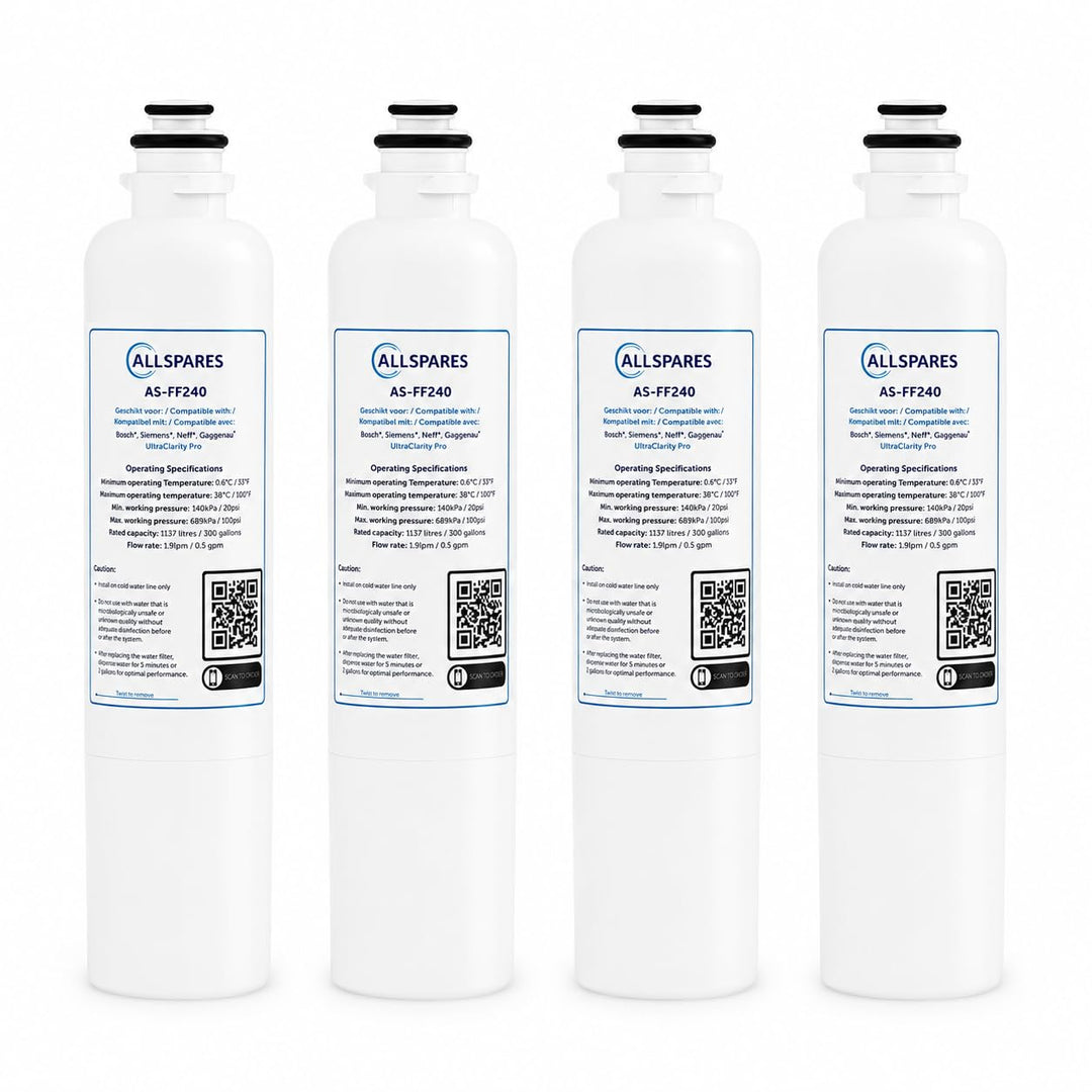 AllSpares Wasserfilter für Kühlschrank Ultra Clarity Pro geeignet für Bosch Siemens Neff 11032518 /