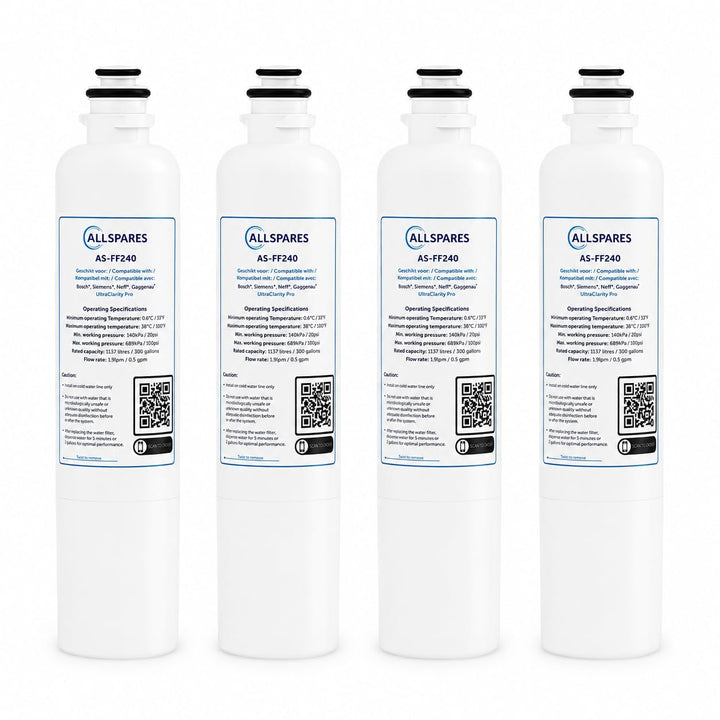 AllSpares Wasserfilter für Kühlschrank Ultra Clarity Pro geeignet für Bosch Siemens Neff 11032518 /
