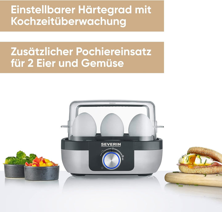 SEVERIN Eierkocher mit Kochzeitüberwachung EK 3169