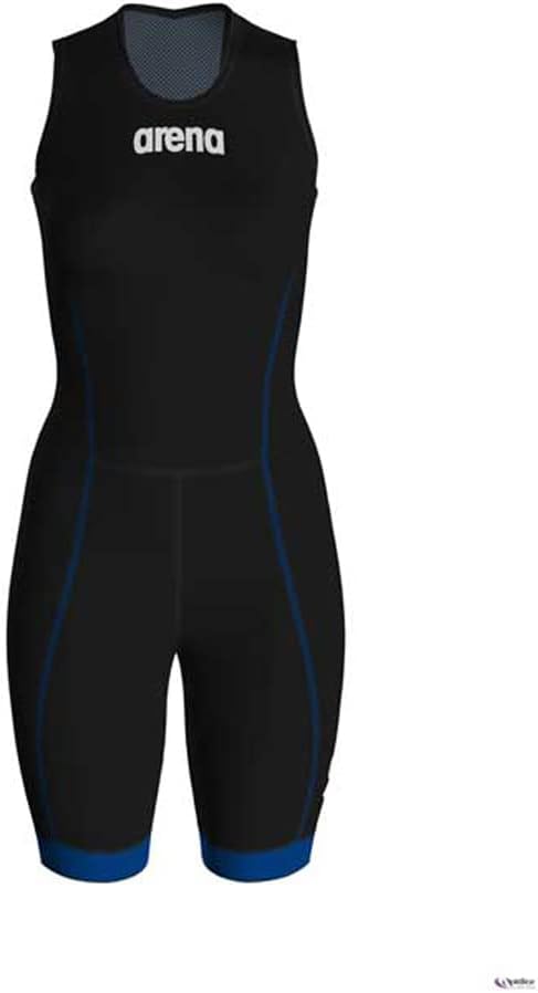 Arena Damen Triathlon Anzug ST 2.0 mit Rückenreissverschluss, Black/Royal, M/40