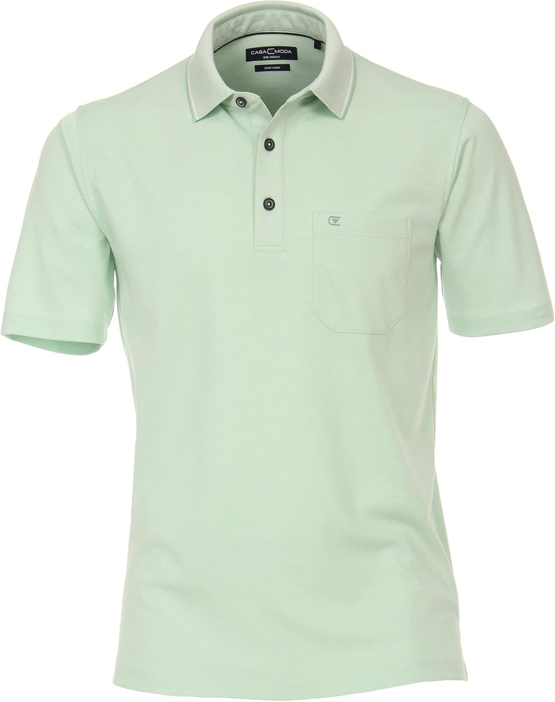 CASAMODA Polo-Shirt Uni S Türkisblau, S Türkisblau