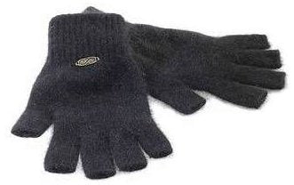 Koru Halbfinger Handschuhe aus der Possumpelzfaser black M