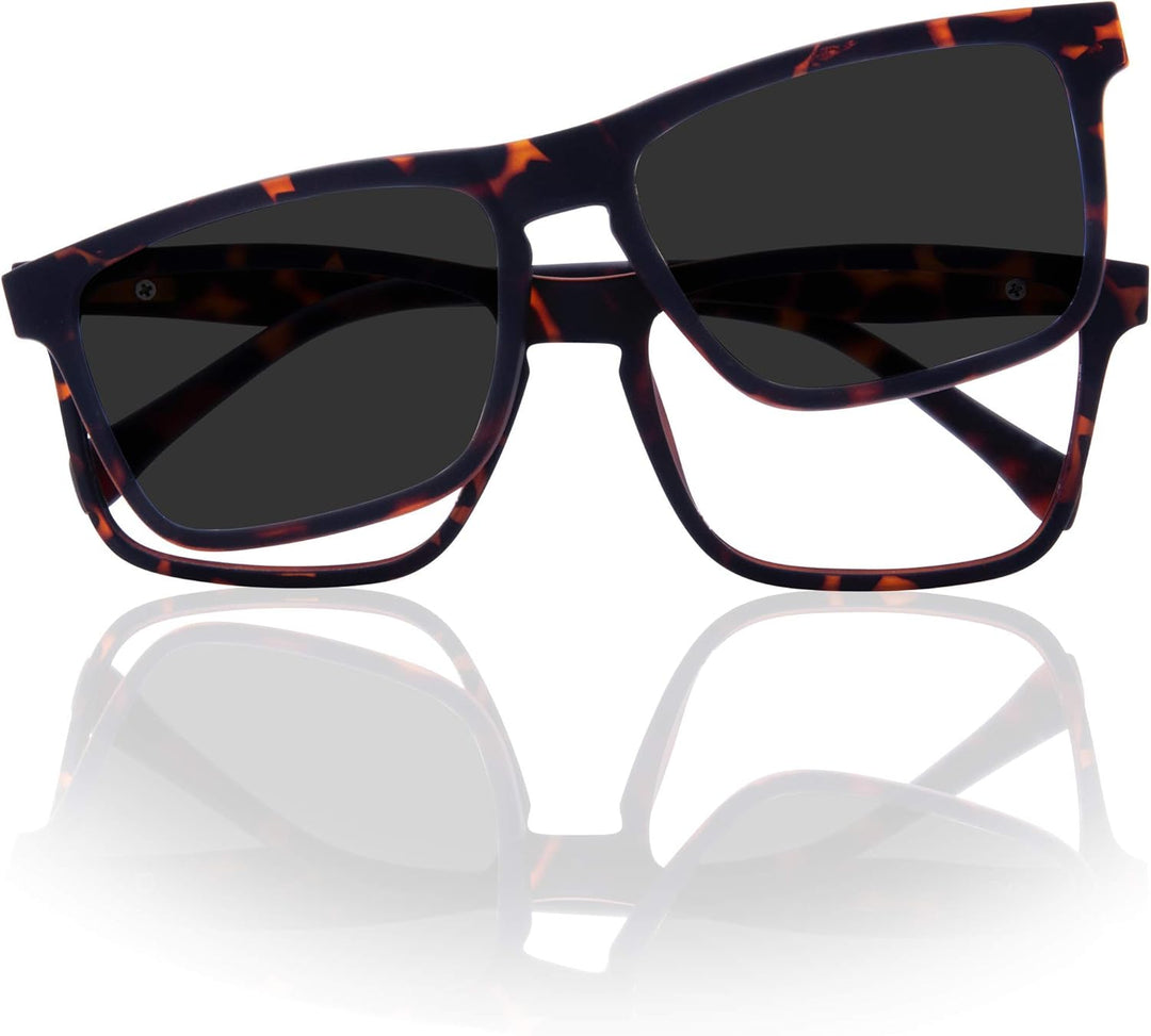 Unisex-Kinder Kids Clip On Sonnenbrille, Tartaruga, 42