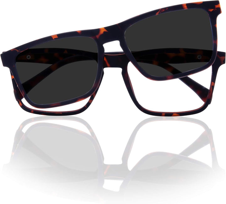 Unisex-Kinder Kids Clip On Sonnenbrille, Tartaruga, 42