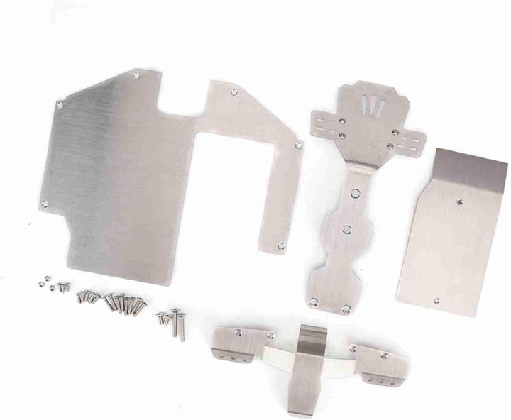 Udr Traxxas Udr Teile 304 Edelstahl Edelstahl Body Armor Front Chassis Heckschutz Set für Traxxas 1