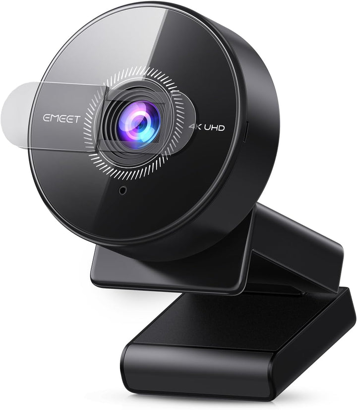 EMEET C950 4K Webcam für PC, 8 Megapixel 4K UHD, PDAF-Autofokus, Mikrofon mit Geräuschunterdrückung,