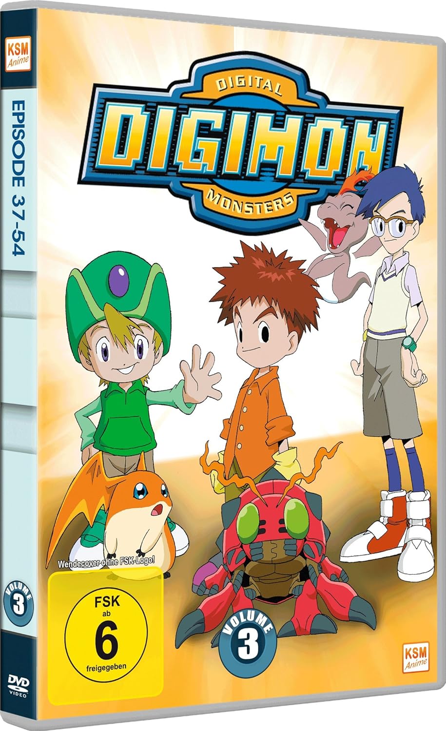 Digimon Adventure 01 (Volume 3: Episode 37-54) [3 DVDs]