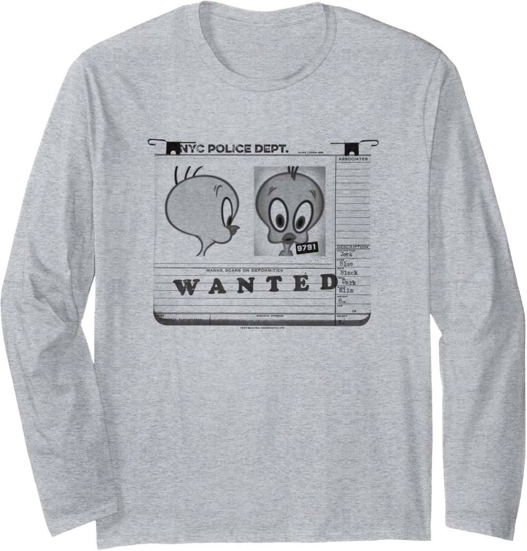 Looney Tunes Tweety Wanted Langarmshirt
