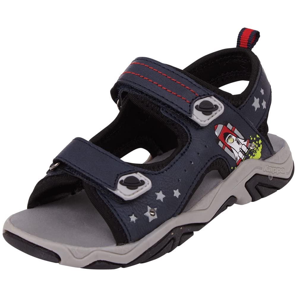 Kappa Unisex Kinder Verdis K Boys Sandale 28 EU Blau, 28 EU Blau