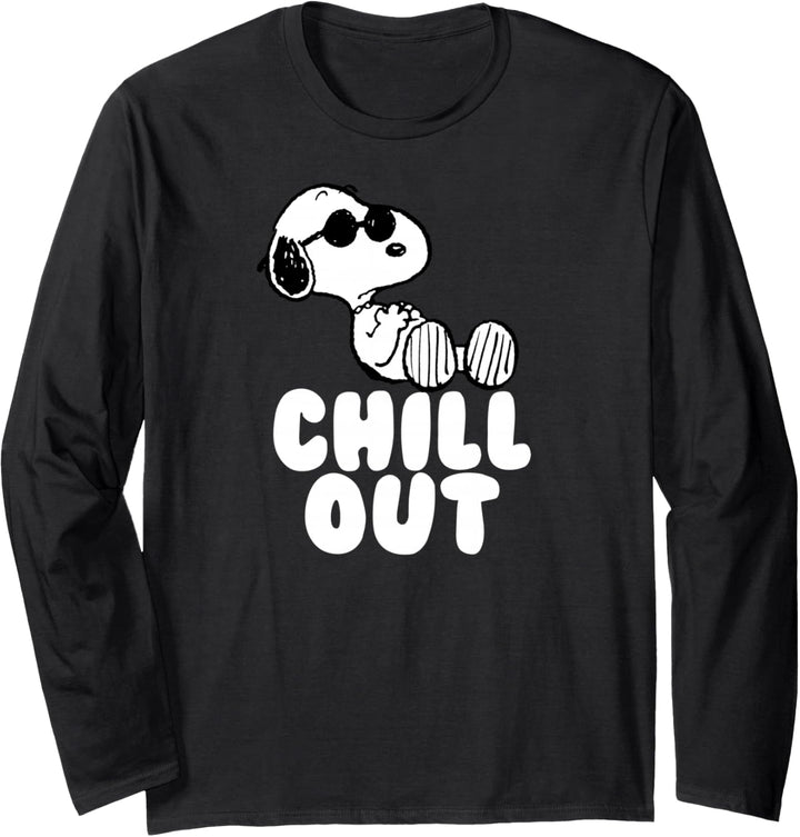 Peanuts Beruhige dich Snoopy Langarmshirt