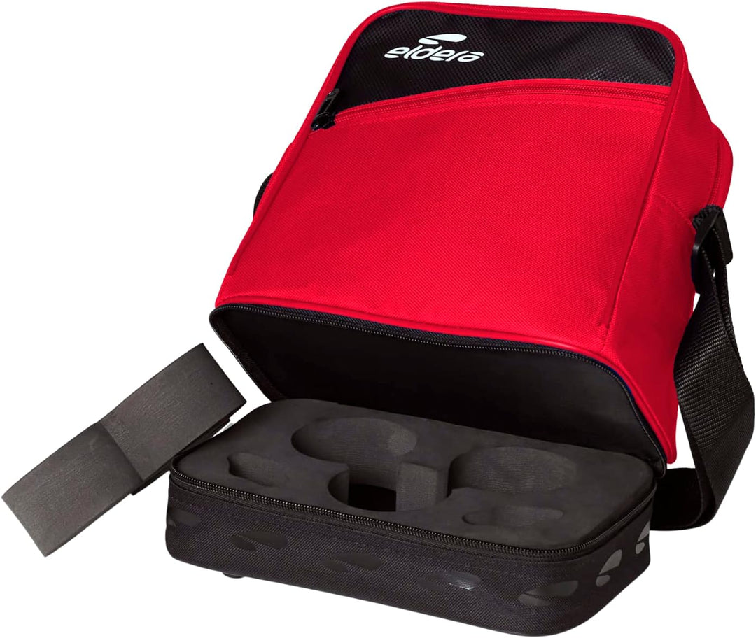 Tasche für Boccia, 3 Kugeln, Eldera (rot)