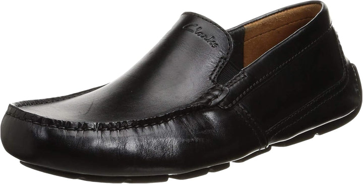 Clarks Herren Markman Plain Mokassin 39.5 EU Black Leather, 39.5 EU Black Leather