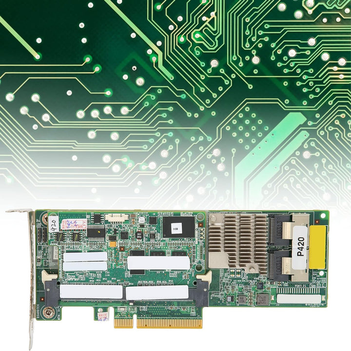ASHATA Server-Array-Karte, P420 1 GB FBWC 6 GB 2-Port-SAS-Controller Erweiterte Speicherfunktionen S