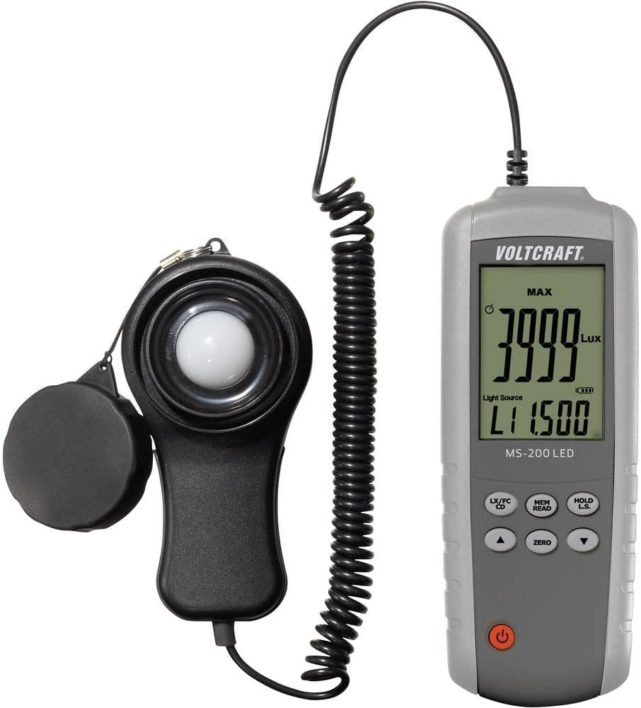 VOLTCRAFT MS-200LED MS-200LED LED-Luxmeter 0-400000 lx