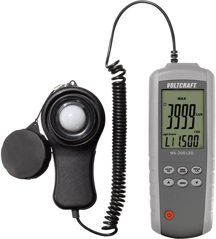 VOLTCRAFT MS-200LED MS-200LED LED-Luxmeter 0-400000 lx