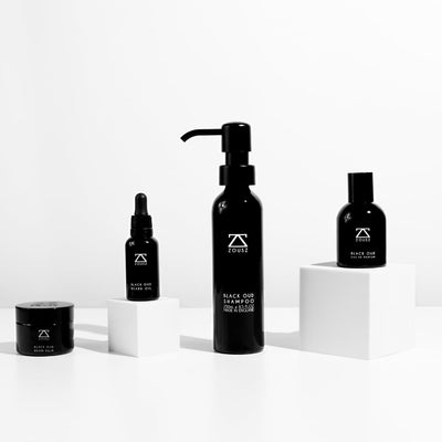 ZOUSZ Black Oud Bartöl für Männer, Feuchtigkeitscreme und Spülung für den Bart, nicht fettendes äthe