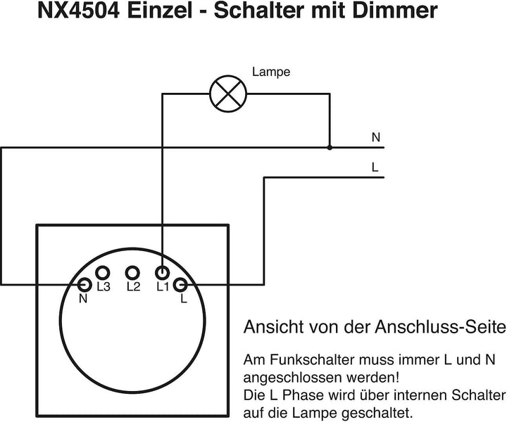 Luminea Home Control Schalter: 2er-Set Touch-Lichtschalter & Dimmer, für Alexa & Google Assistant (L