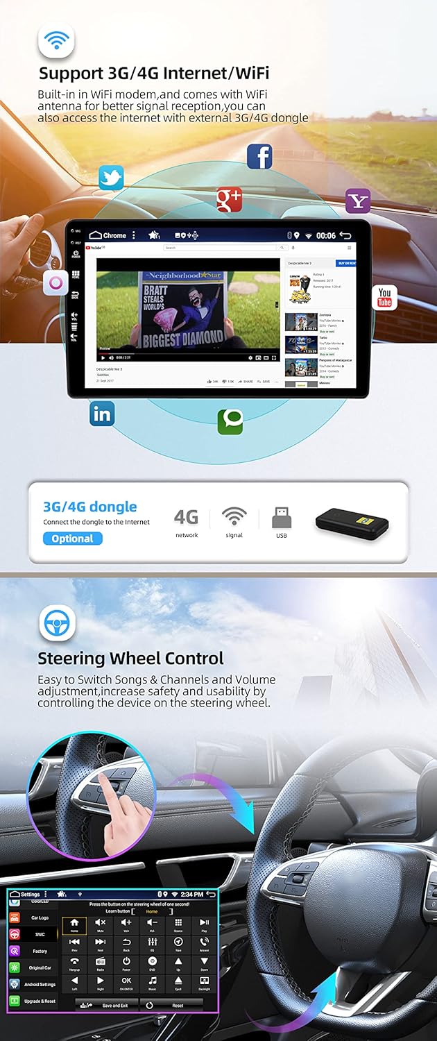 Android 12 IPS Autoradio Passt für Renault Dacia Duster Arkana (2015-2018) - 4G+64G - Eingebaut DSP/