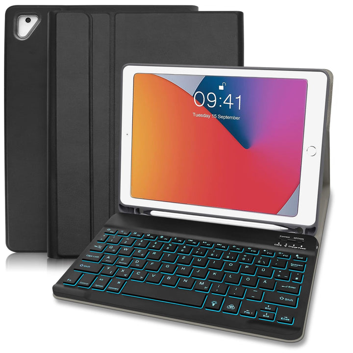 IPad 6. Generation Hülle mit Tastatur, Tastatur Hülle für iPad 6.Generation 2018 / iPad 5.Gen 2017 (