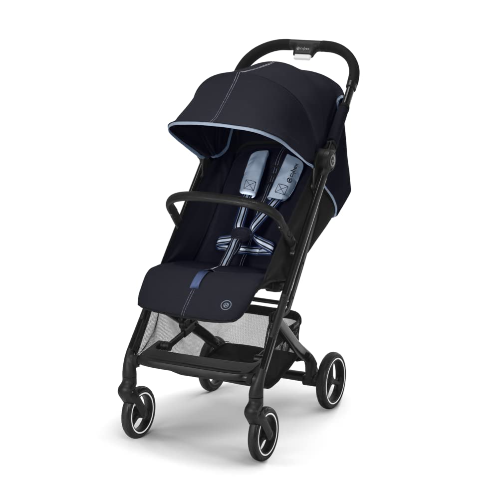 Cybex Gold Kinderwagen Beezy mit One-Pull Harness, Ab Geburt bis ca. 4 Jahre (max. 22 kg), Kompakt u