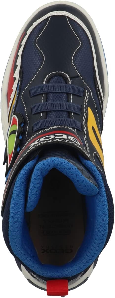 Geox Jungen J Inek Boy A Sneakers 36 EU Navy Lt Blue, 36 EU Navy Lt Blue