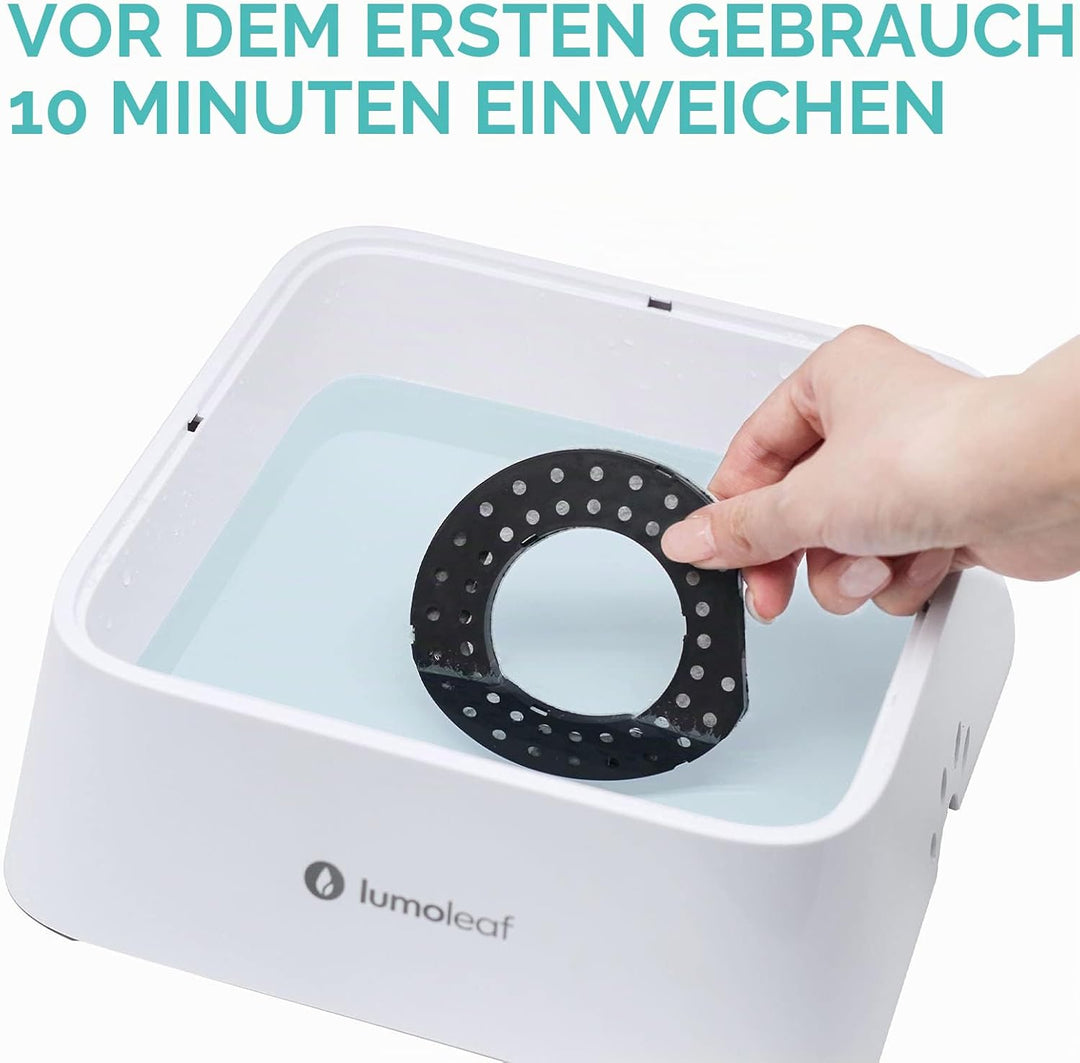 LumoLeaf Ersatzfilter für 2 l Haustier Wassernapf Kokosnuss Aktivkohle Filter für Hund Wasserspender