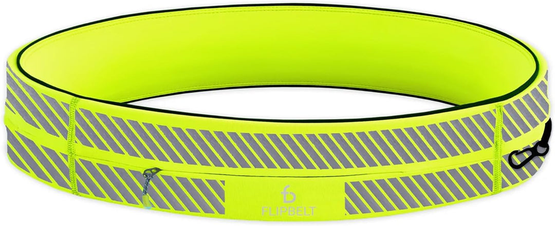 FlipBelt - USA Original Patent, USA Design, USA Versand, USA Garantie XL Reflektierendes Neongelb, X