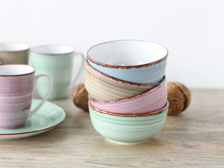 CreaTable, 22582, Serie SAMBA, Geschirrset, Kombiservice 16 teilig, Kombiservice 16 teilig