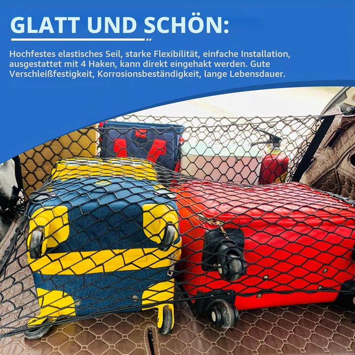 Schutzgitter Auto Barriere Trennnetz, Hundegitter für Kofferraum, 120x90 cm, Doppelschicht Polypropy