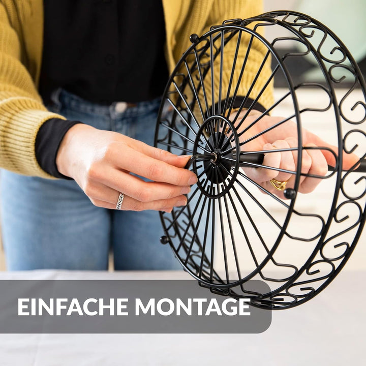 Chefarone Obst Etagere 30 cm - Obstschale für mehr Platz auf der Arbeitsplatte - Etageren mit Obstsc