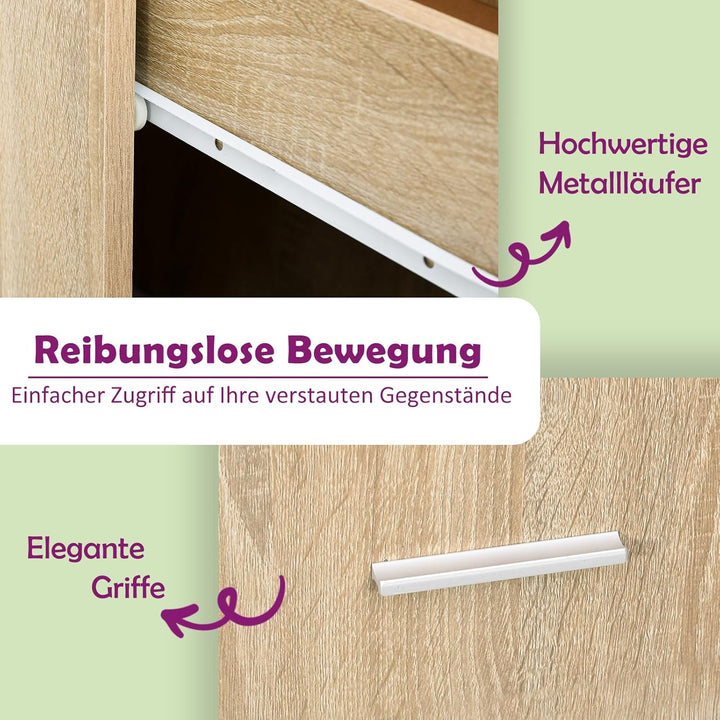vidaXL Apothekerschrank Nischenschrank Nischenregal Miniregal Schrankchen Küchenschrank Standschrank