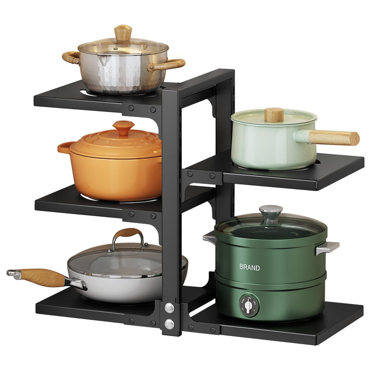 Töpfe und Pfannen Organizer für Schrank, Heavy Duty Topf Pfanne Rack unter Spüle Organizer und Aufbe