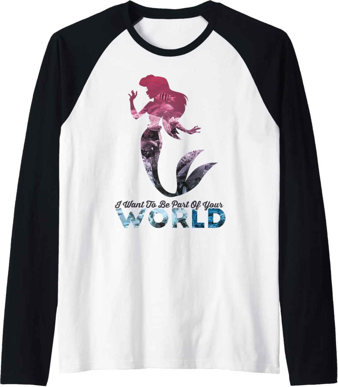 Disney Little Mermaid Your World Raglan