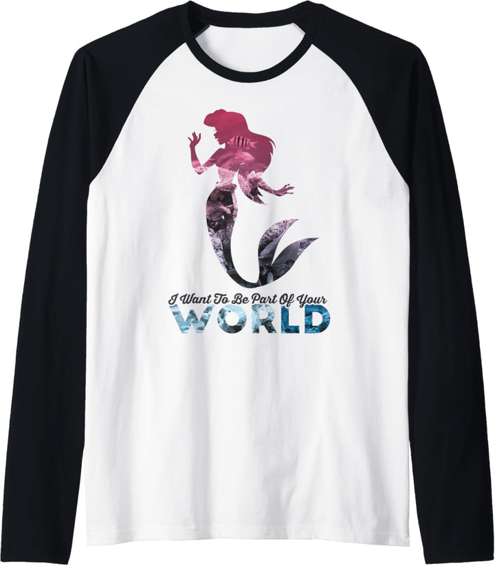 Disney Little Mermaid Your World Raglan