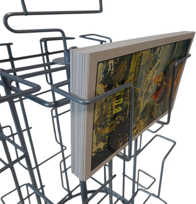 Theken-Kartenständer Postkartenständer für Postkarten 12 Motive drehbar 12 Fächer 105x150mm, 12 Fäch