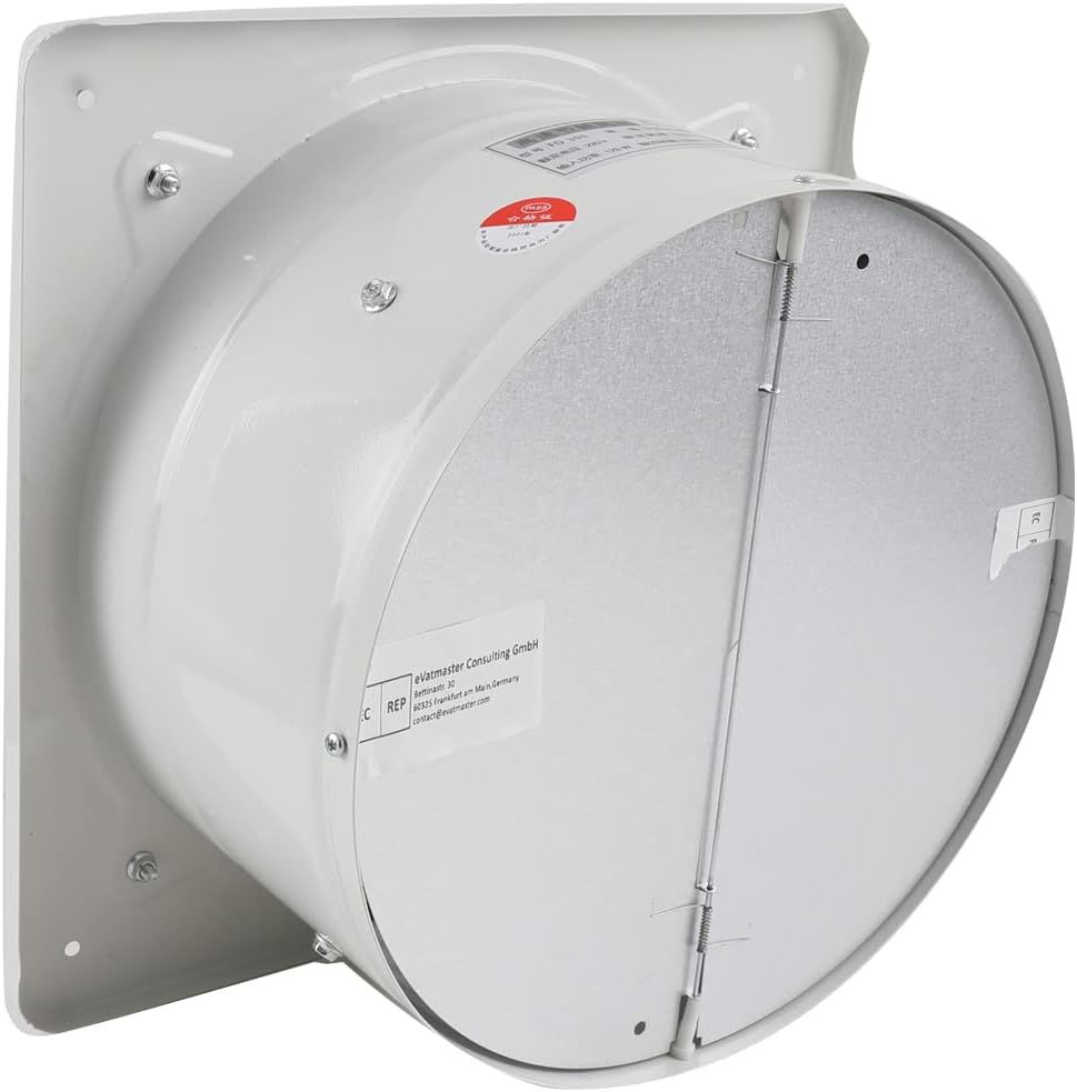 ECUTEE 220V 100W Axiallüfter 250mm Küchenabluftventilator Abluftventilator 10 Inch Axialventilator I