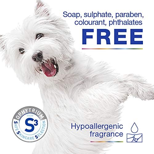 DOUXO S3 Calm Shampoo zur Linderung von Juckreiz für Hunde und Katzen, hypoallergener Duft, für juck