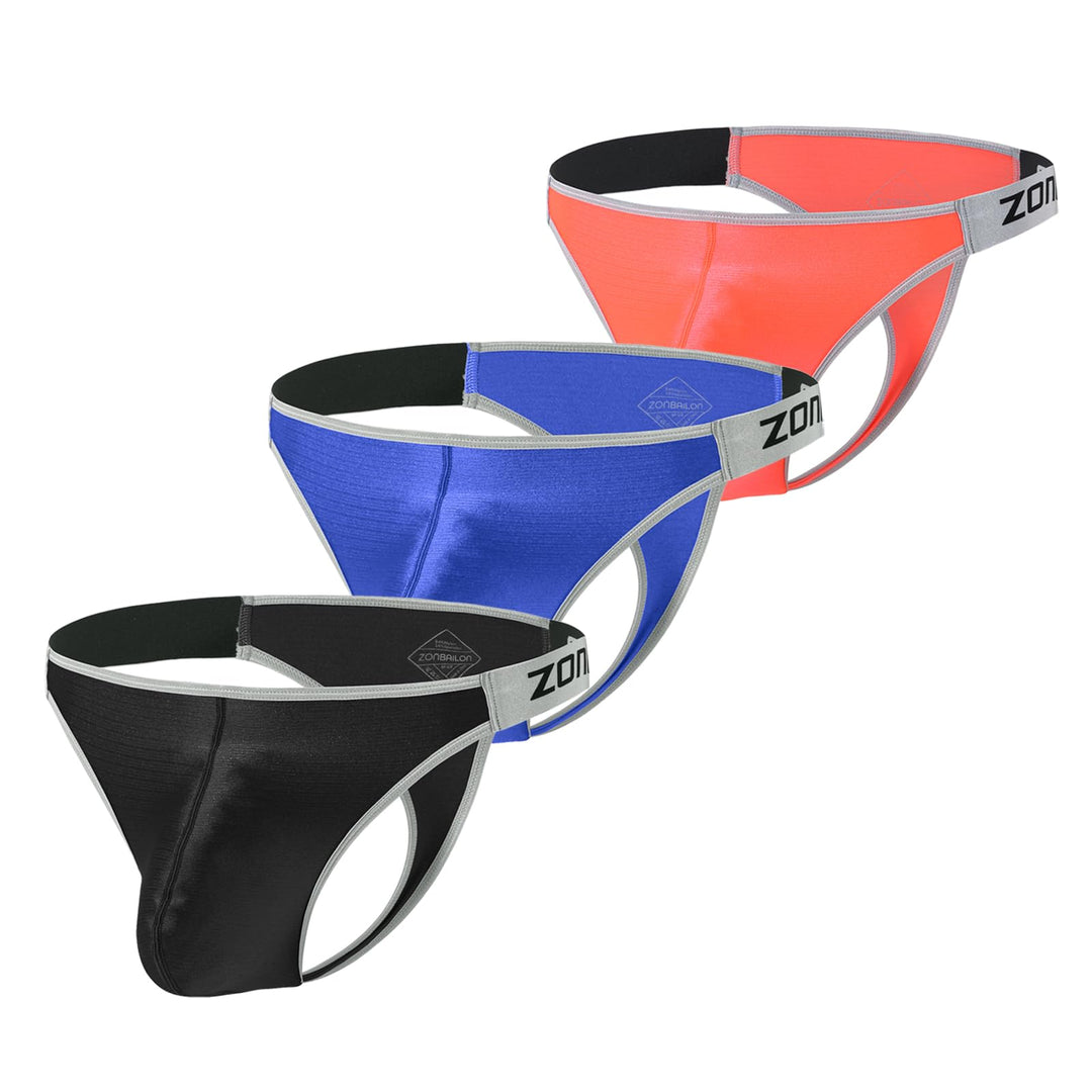 BIATWOWR Herren String Tanga Sexy Slips Unterwäsche Männer mit Weichem und Bequemem Stoff Viel Platz
