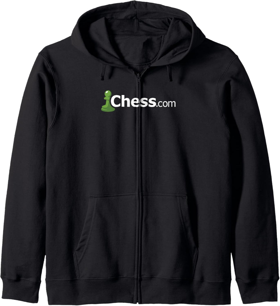 Chess.com Classic Logo Online Chess Site Fan T-Shirt - Dunkel Kapuzenjacke