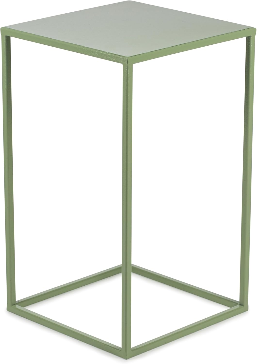 Blumenständer Metall Grün 40 cm Hoch - Solider und Robuster Blumenhocker Metall - Pflanzenständer fü